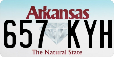 AR license plate 657KYH