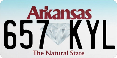 AR license plate 657KYL