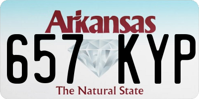 AR license plate 657KYP