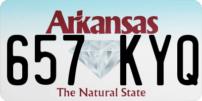 AR license plate 657KYQ