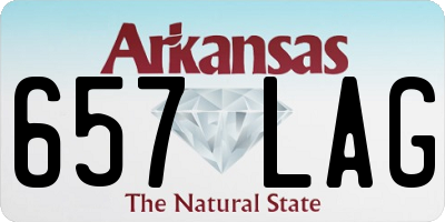 AR license plate 657LAG