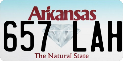AR license plate 657LAH