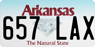 AR license plate 657LAX