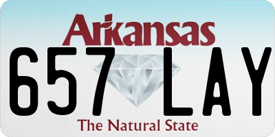 AR license plate 657LAY