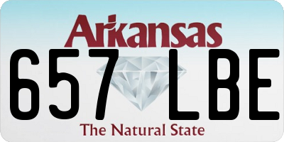 AR license plate 657LBE