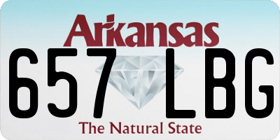 AR license plate 657LBG