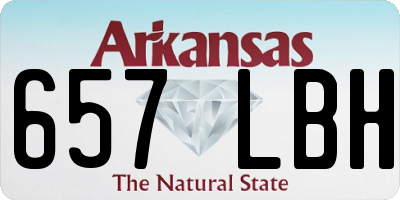 AR license plate 657LBH