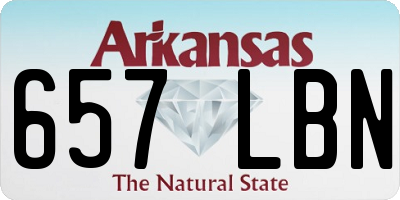 AR license plate 657LBN