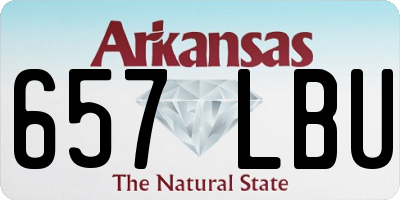 AR license plate 657LBU
