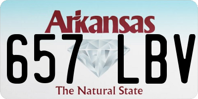 AR license plate 657LBV