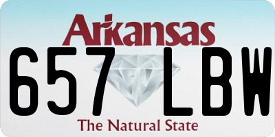 AR license plate 657LBW