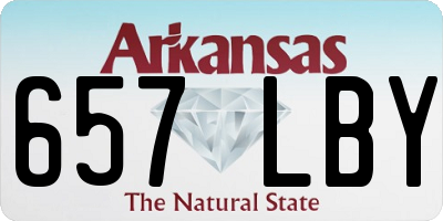 AR license plate 657LBY