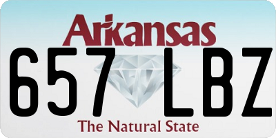 AR license plate 657LBZ