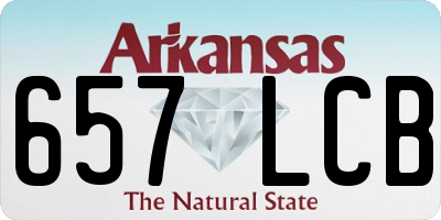 AR license plate 657LCB