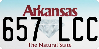 AR license plate 657LCC
