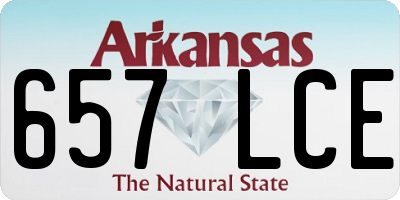 AR license plate 657LCE