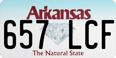 AR license plate 657LCF