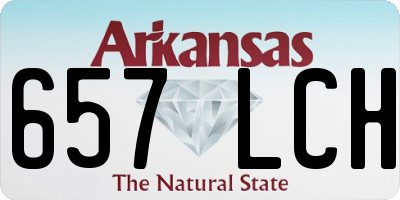 AR license plate 657LCH