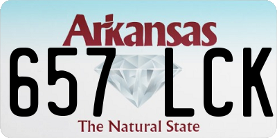 AR license plate 657LCK