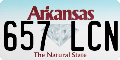 AR license plate 657LCN