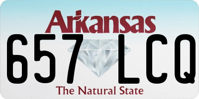 AR license plate 657LCQ