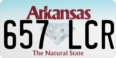 AR license plate 657LCR