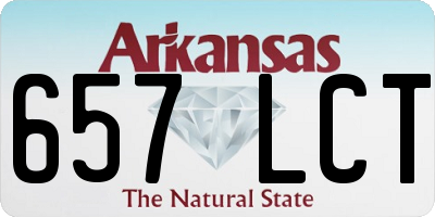 AR license plate 657LCT