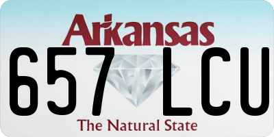 AR license plate 657LCU