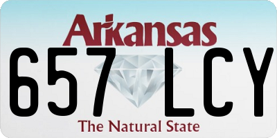 AR license plate 657LCY