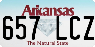 AR license plate 657LCZ