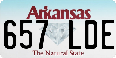 AR license plate 657LDE