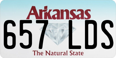 AR license plate 657LDS