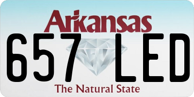 AR license plate 657LED