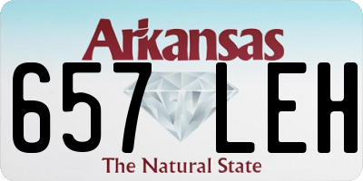 AR license plate 657LEH