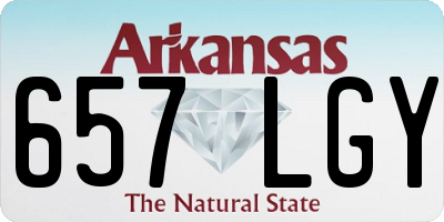 AR license plate 657LGY