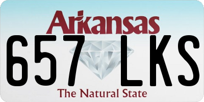 AR license plate 657LKS