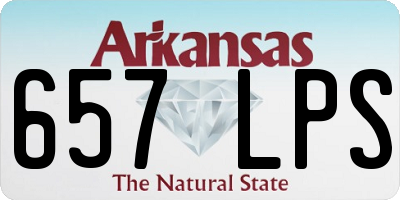 AR license plate 657LPS