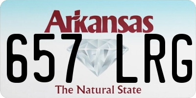 AR license plate 657LRG