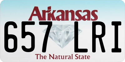 AR license plate 657LRI