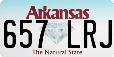 AR license plate 657LRJ