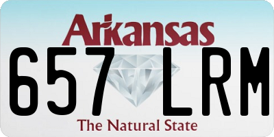 AR license plate 657LRM