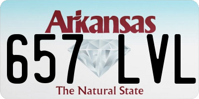 AR license plate 657LVL