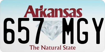 AR license plate 657MGY