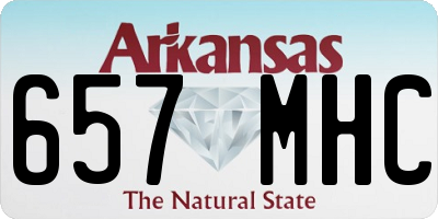 AR license plate 657MHC