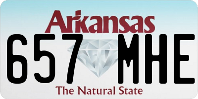 AR license plate 657MHE
