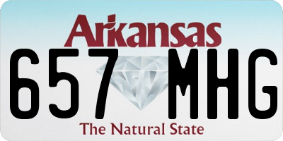 AR license plate 657MHG