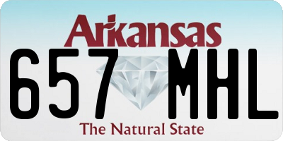 AR license plate 657MHL