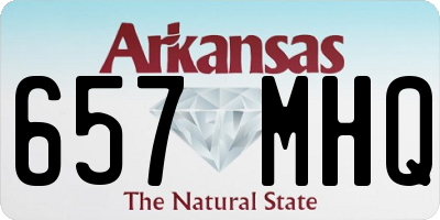 AR license plate 657MHQ