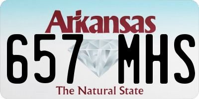AR license plate 657MHS