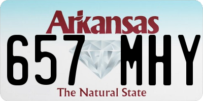AR license plate 657MHY